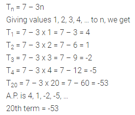 ML Aggarwal Class 10 Solutions for ICSE Maths Chapter 9 Arithmetic and Geometric Progressions Ex 9.2 1