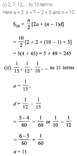ML Aggarwal Class 10 Solutions for ICSE Maths Chapter 9 Arithmetic and Geometric Progressions Ex 9.3 1