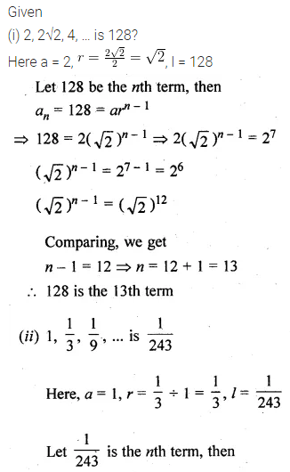 ML Aggarwal Class 10 Solutions for ICSE Maths Chapter 9 Arithmetic and Geometric Progressions Ex 9.4 5