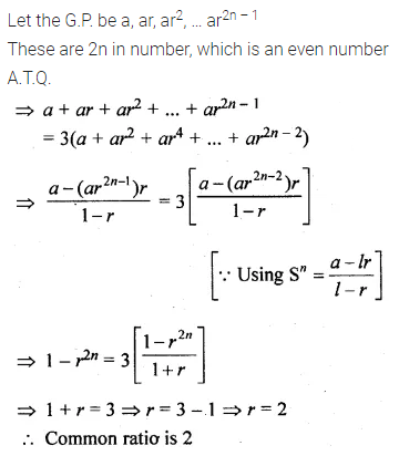 ML Aggarwal Class 10 Solutions for ICSE Maths Chapter 9 Arithmetic and Geometric Progressions Ex 9.5 12