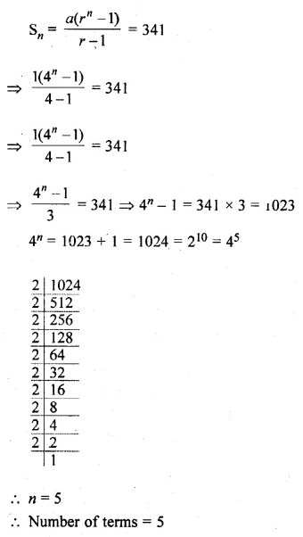 ML Aggarwal Class 10 Solutions for ICSE Maths Chapter 9 Arithmetic and Geometric Progressions Ex 9.5 14