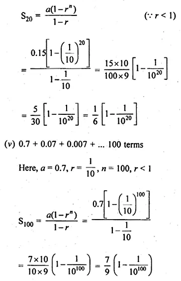 ML Aggarwal Class 10 Solutions for ICSE Maths Chapter 9 Arithmetic and Geometric Progressions Ex 9.5 3