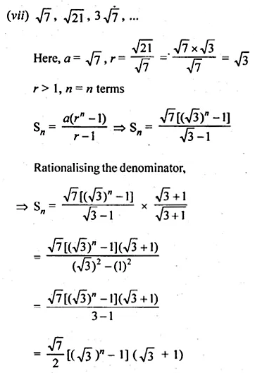 ML Aggarwal Class 10 Solutions for ICSE Maths Chapter 9 Arithmetic and Geometric Progressions Ex 9.5 5