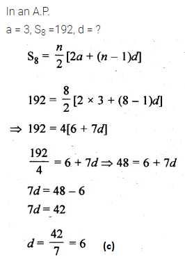 ML Aggarwal Class 10 Solutions for ICSE Maths Chapter 9 Arithmetic and Geometric Progressions MCQS 21