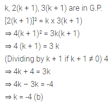 ML Aggarwal Class 10 Solutions for ICSE Maths Chapter 9 Arithmetic and Geometric Progressions MCQS 30