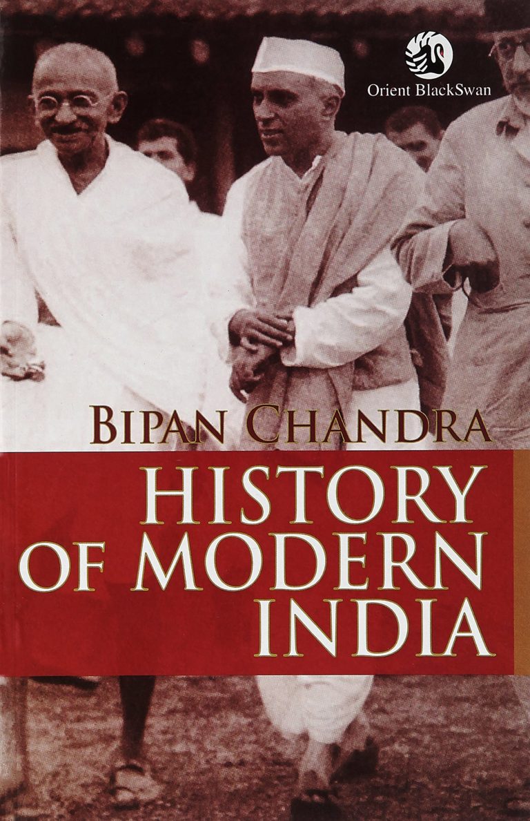 Modern Indian History by Bipin Chandra NCERT Books