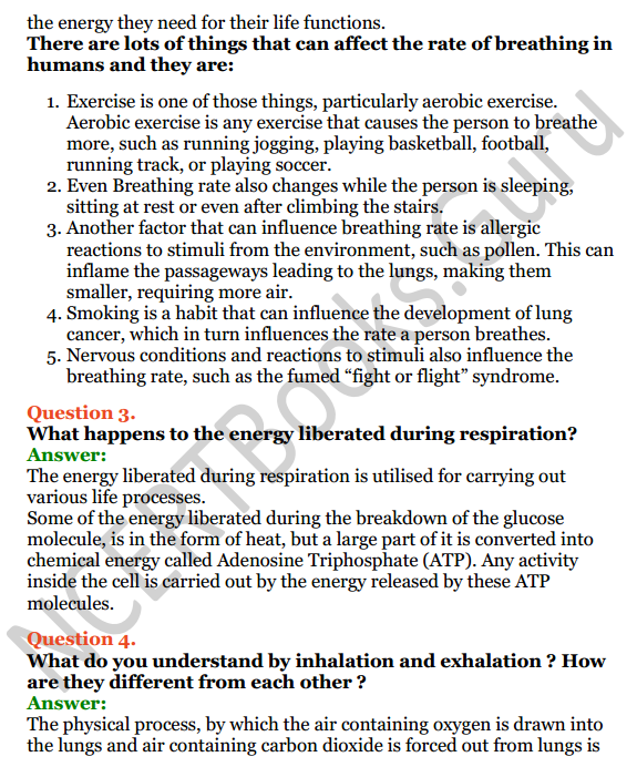 Selina Concise Biology Class 6 ICSE Solutions Chapter 5 Respiratory System 4