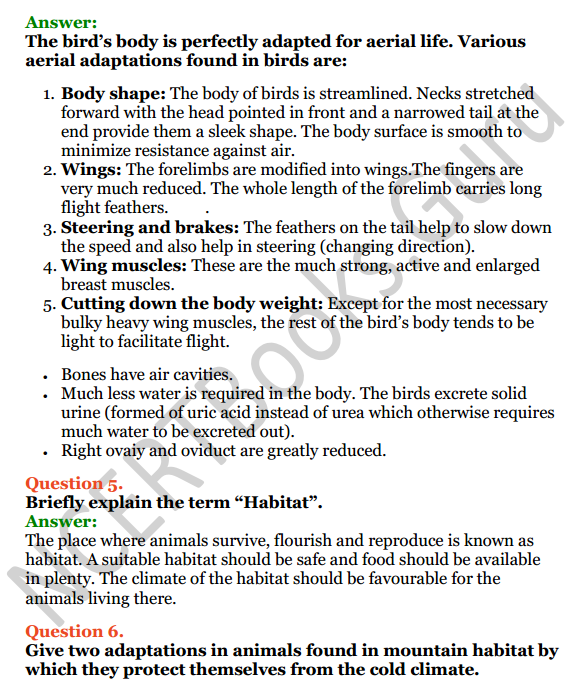Selina Concise Biology Class 6 ICSE Solutions Chapter 8 Habitat and Adaptation 3