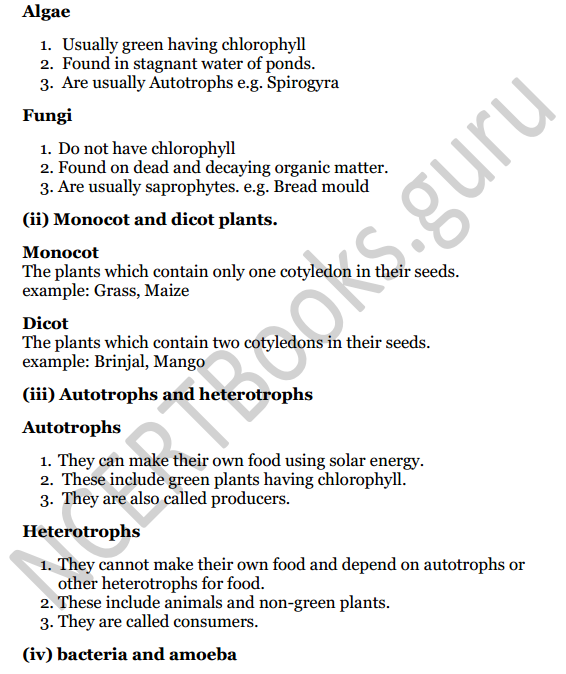 Selina Concise Biology Class 7 ICSE Solutions Chapter 2 Classification of Plants 3