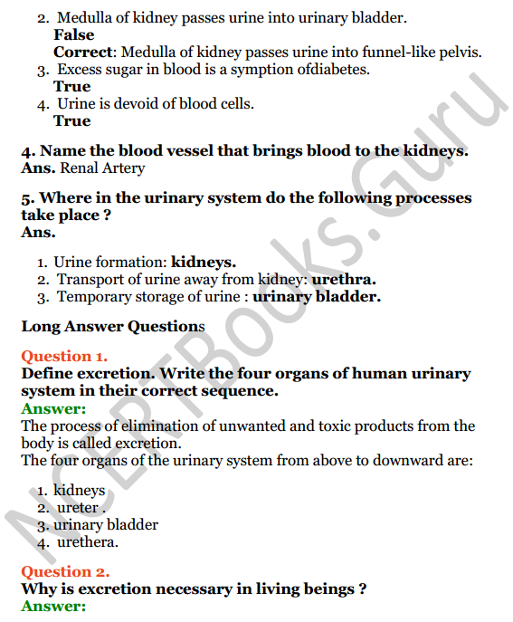 Selina Concise Biology Class 7 ICSE Solutions Chapter 5 Excretion in Humans 3