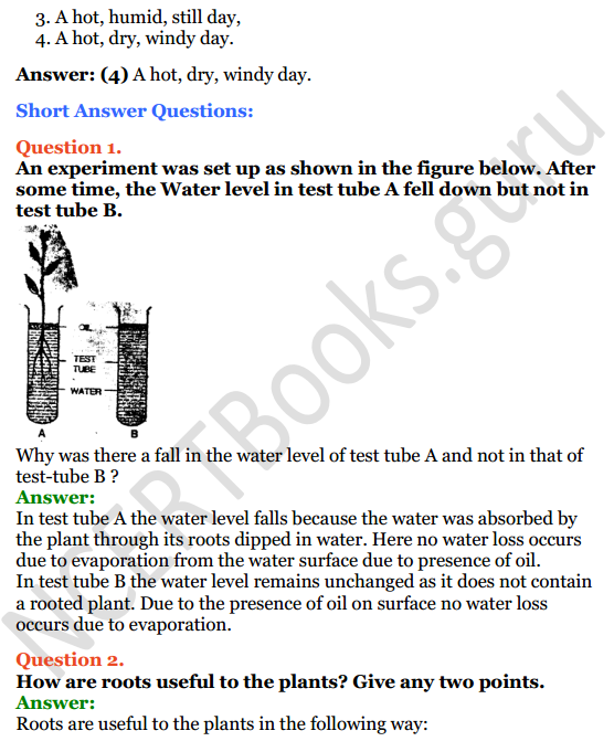 Selina Concise Biology Class 8 ICSE Solutions Chapter 1 Transportation in Plants 3