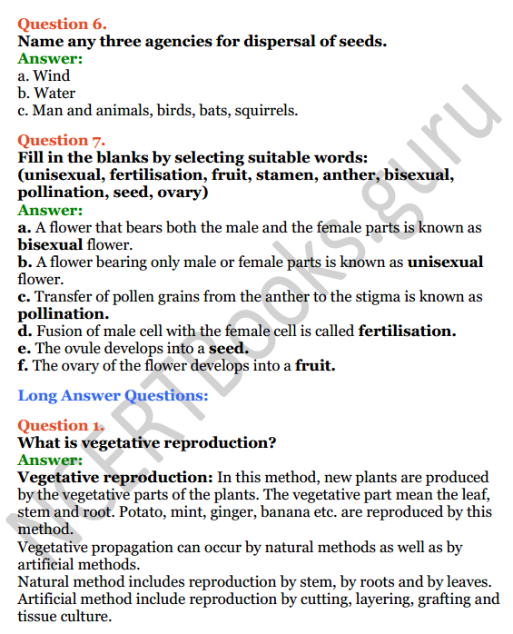 Selina Concise Biology Class 8 ICSE Solutions Chapter 2 Reproduction in Plants - NCERT Books Selina Concise Biology Class 8 ICSE Solutions Chapter 2 Reproduction in Plants - NCERT Books