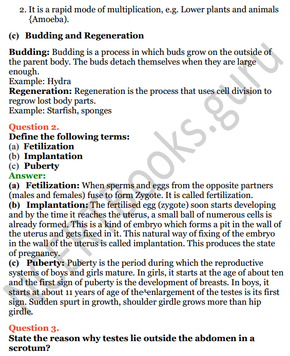 Selina Concise Biology Class 8 ICSE Solutions Chapter 3 Reproduction in Humans 3