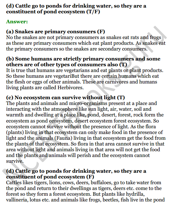 Selina Concise Biology Class 8 ICSE Solutions Chapter 4 Ecosystems 2