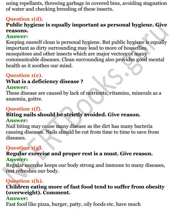 Selina Concise Biology Class 8 ICSE Solutions Chapter 8 Diseases and First Aid 4