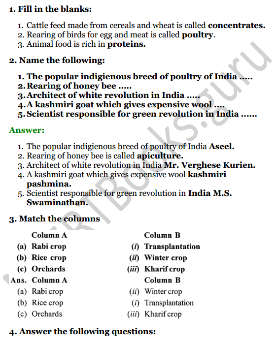 Selina Concise Biology Class 8 ICSE Solutions Chapter 9 Food Production 3