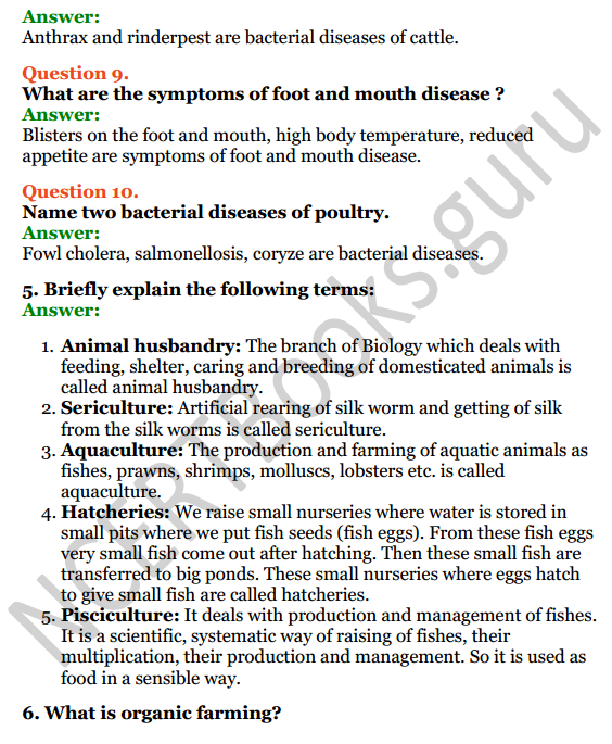 Selina Concise Biology Class 8 ICSE Solutions Chapter 9 Food Production 5