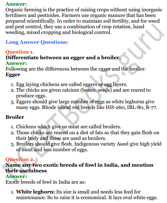 Selina Concise Biology Class 8 ICSE Solutions Chapter 9 Food Production 6
