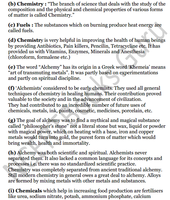 Selina Concise Chemistry Class 6 ICSE Solutions Chapter 1 Introduction to Chemistry 3