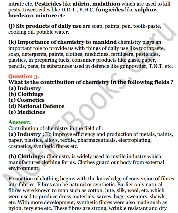 Selina Concise Chemistry Class 6 ICSE Solutions Chapter 1 Introduction to Chemistry 4