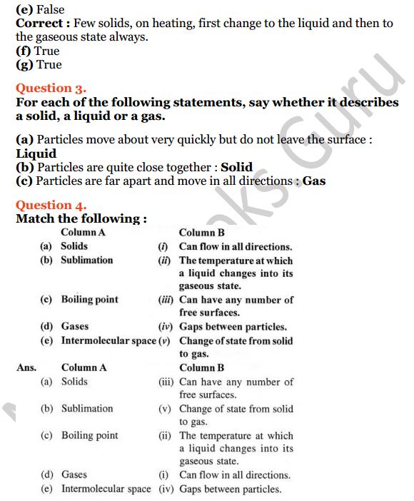 Selina Concise Chemistry Class 6 ICSE Solutions Chapter 3 Matter 13