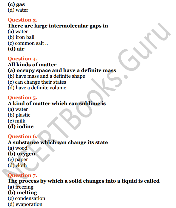 Selina Concise Chemistry Class 6 ICSE Solutions Chapter 3 Matter 15