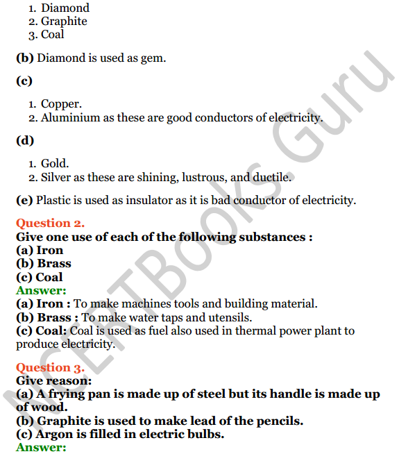 Selina Concise Chemistry Class 6 ICSE Solutions Chapter 4 Elements, Compounds, Symbols and Formulae 10
