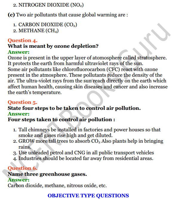 Selina Concise Chemistry Class 6 ICSE Solutions Chapter 6 Air and Atmosphere 11