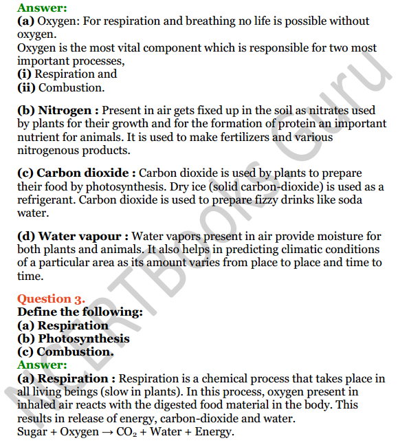 Selina Concise Chemistry Class 6 ICSE Solutions Chapter 6 Air and Atmosphere 5