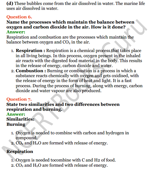 Selina Concise Chemistry Class 6 ICSE Solutions Chapter 6 Air and Atmosphere 7