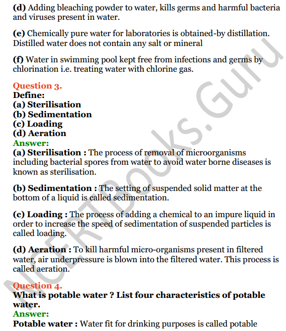 Selina Concise Chemistry Class 6 ICSE Solutions Chapter 7 Water 6