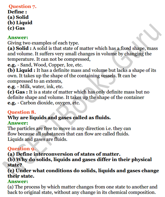 Selina Concise Chemistry Class 7 ICSE Solutions Chapter 1 Matter and Its Composition 3
