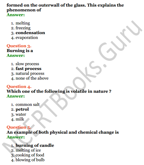 Selina Concise Chemistry Class 7 ICSE Solutions Chapter 2 Physical and Chemical Changes 8