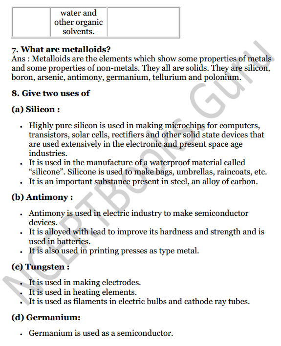 Selina Concise Chemistry Class 7 ICSE Solutions Chapter 6 Metals and Non-metals 4