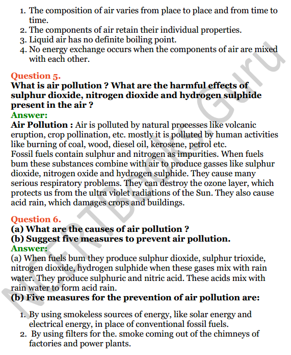 Selina Concise Chemistry Class 7 ICSE Solutions Chapter 7 Air and Atmosphere 3