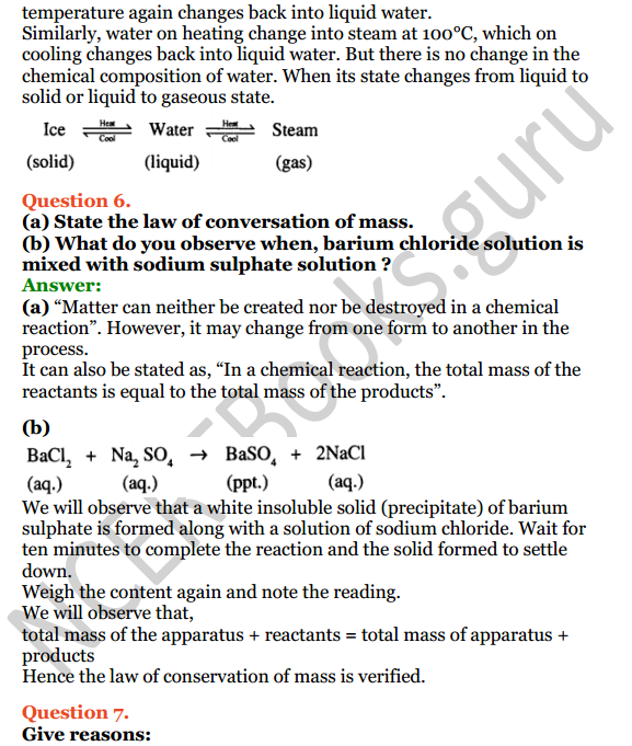 Selina Concise Chemistry Class 8 ICSE Solutions Chapter 1 Matter 3