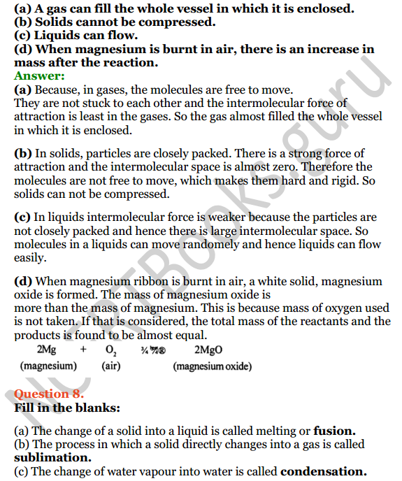 Selina Concise Chemistry Class 8 ICSE Solutions Chapter 1 Matter 4