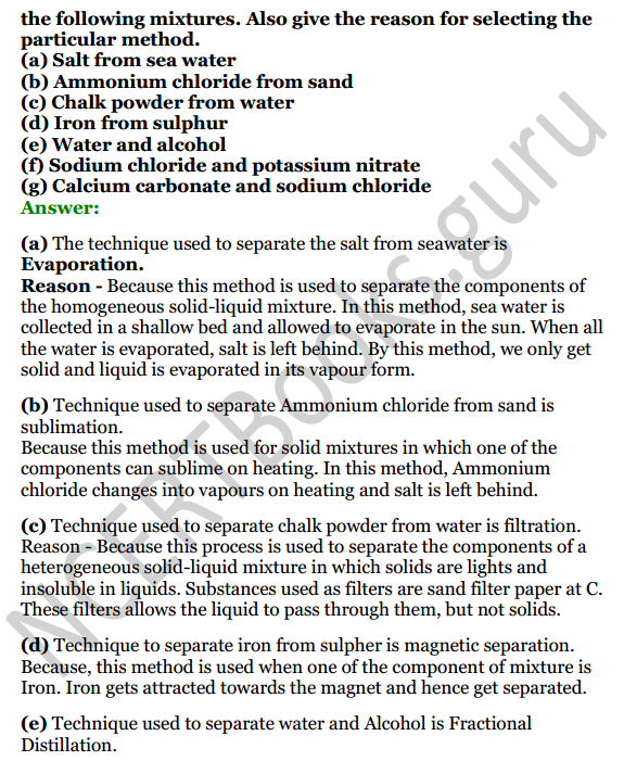 Selina Concise Chemistry Class 8 ICSE Solutions Chapter 3 Elements, Compounds and Mixtures 5
