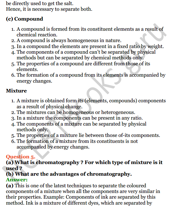 Selina Concise Chemistry Class 8 ICSE Solutions Chapter 3 Elements, Compounds and Mixtures 7