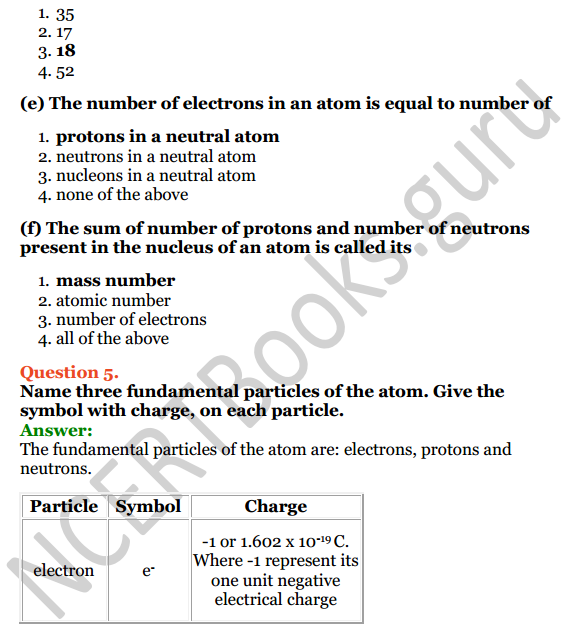 Selina Concise Chemistry Class 8 ICSE Solutions Chapter 4 Atomic Structure 3