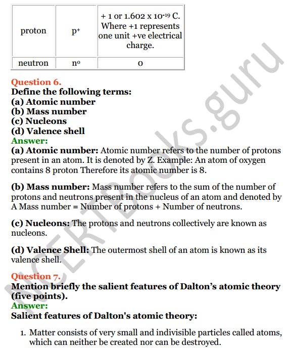 Selina Concise Chemistry Class 8 ICSE Solutions Chapter 4 Atomic Structure 4