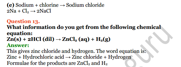 Selina Concise Chemistry Class 8 ICSE Solutions Chapter 5 Language of Chemistry 11