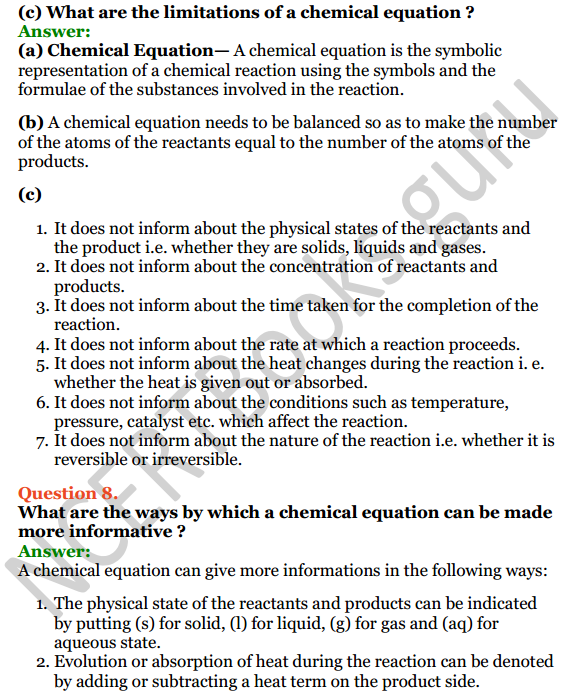 Selina Concise Chemistry Class 8 ICSE Solutions Chapter 5 Language of Chemistry 7