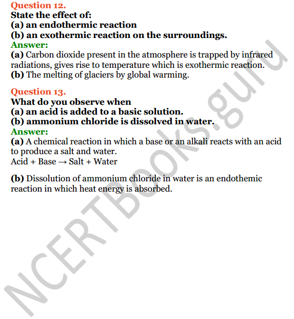 Selina Concise Chemistry Class 8 ICSE Solutions Chapter 6 Chemical Reactions 16