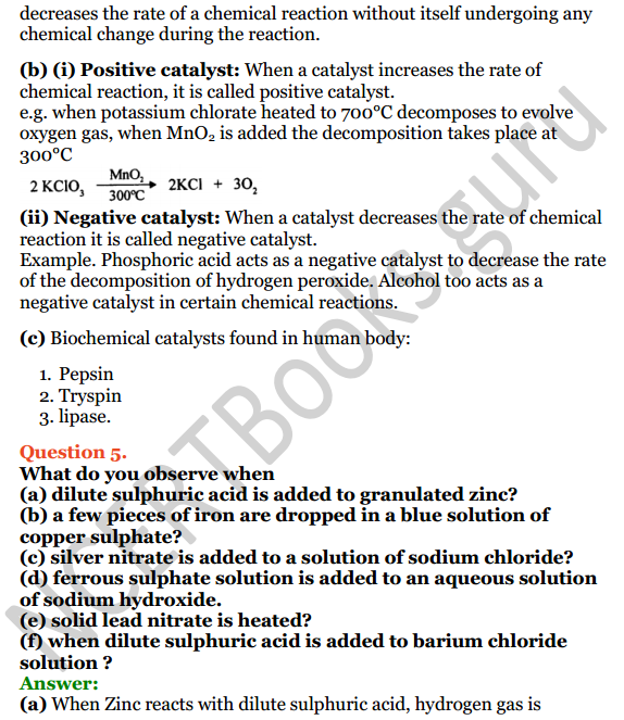 Selina Concise Chemistry Class 8 ICSE Solutions Chapter 6 Chemical Reactions 4