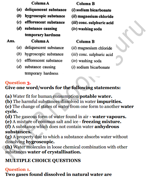 Selina Concise Chemistry Class 8 ICSE Solutions Chapter 8 Water 14