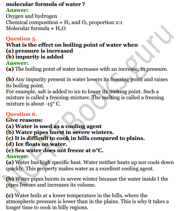 Selina Concise Chemistry Class 8 ICSE Solutions Chapter 8 Water 2