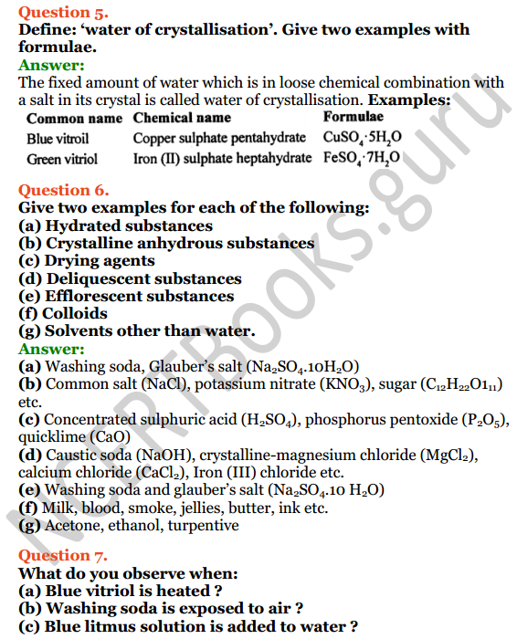 Selina Concise Chemistry Class 8 ICSE Solutions Chapter 8 Water 6