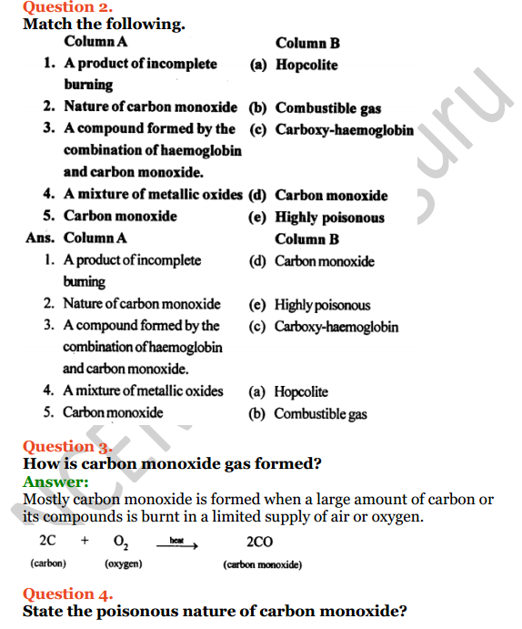 Selina Concise Chemistry Class 8 ICSE Solutions Chapter 9 Carbon and Its Compounds 16