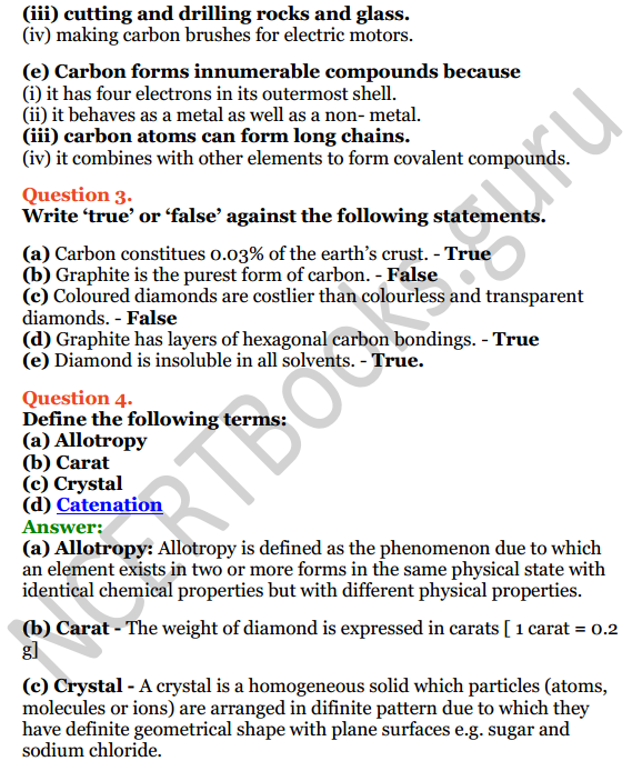 Selina Concise Chemistry Class 8 ICSE Solutions Chapter 9 Carbon and Its Compounds 2
